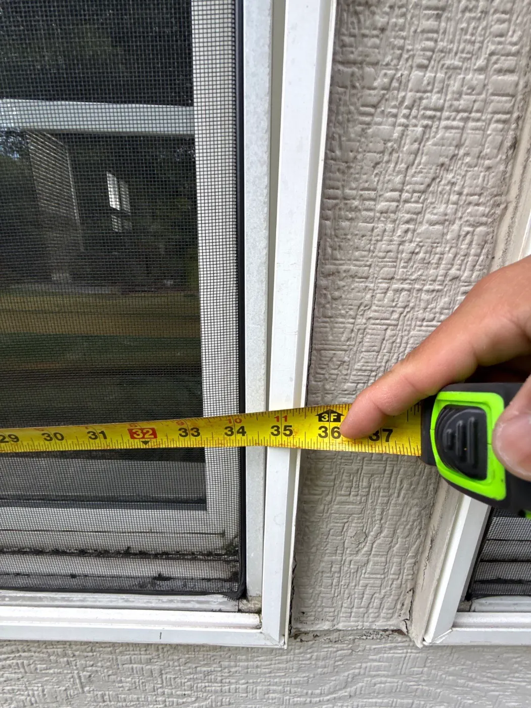 Frame and seal detail on a Crooked Creek window job
